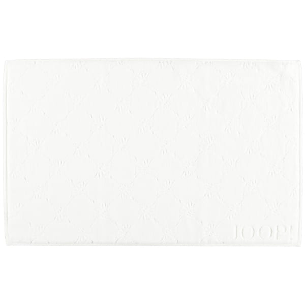 JOOP Uni Cornflower Badematte 1670 - 50x80 cm - Farbe: weiß - 600