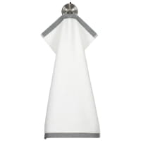 bugatti Handtücher Prato - Farbe: weiß - 030 - Seiflappen 30x30 cm