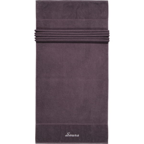 frottana Saunatücher Pearl - Farbe: graphite - 843 - 80x200 cm
