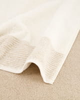 Cawö Handtücher Luxury Home Two-Tone 590 - Farbe: natur - 36 - Waschhandschuh 16x22 cm