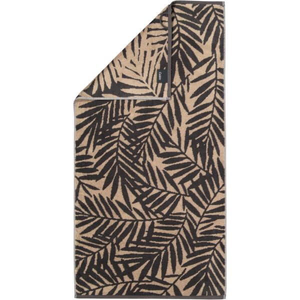 Cawö Handtücher Maison Blätter 6267 - Farbe: basalt - 37 - Handtuch 50x100 günstig online kaufen