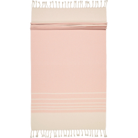 Cawö Hamamtuch Sol Streifen 5504 90x180 cm - Farbe: rouge - 23 - 90x180 cm