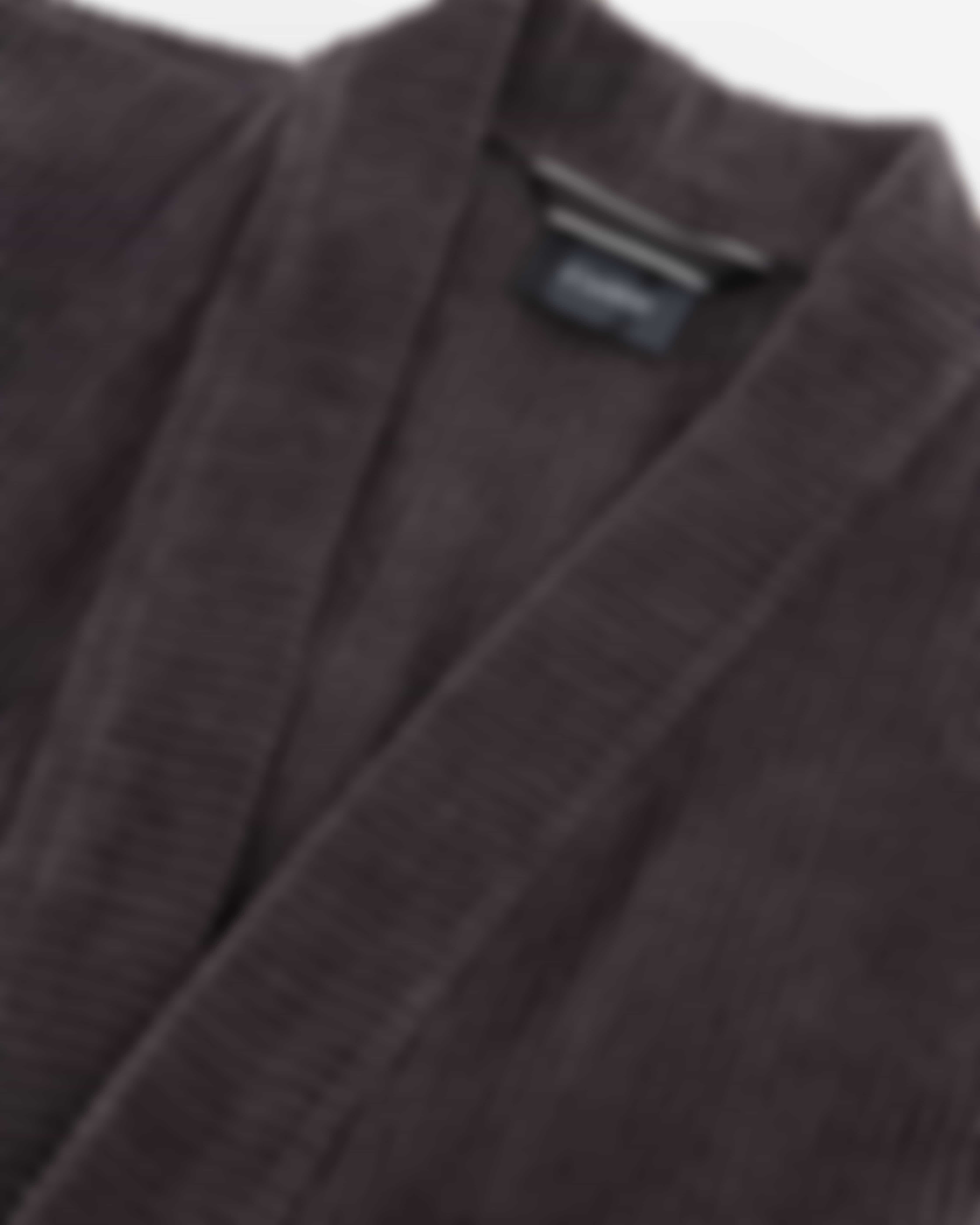 Cawö Bademäntel Herren Kimono Cord-Optik 6540 - Farbe: basalt - 740 Detailbild 2