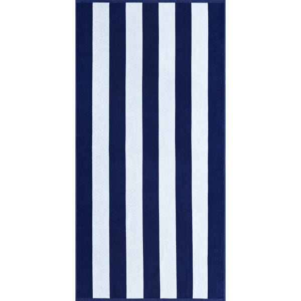Cawö Home Strandtücher Beach Stripes 5582 - Farbe: navy -16 - 90x180 cm