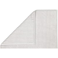 Cawö Zoom Streifen 121 - Farbe: platin - 76 - Handtuch 50x100 cm