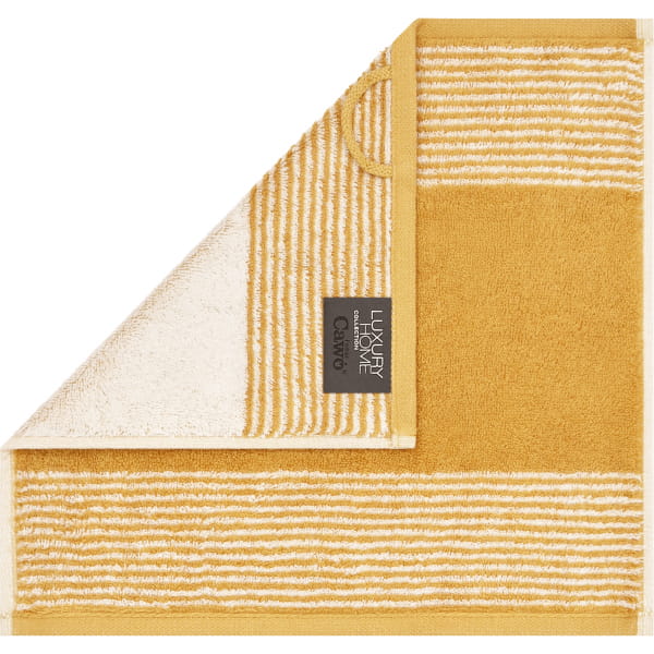 Cawö Handtücher Luxury Home Two-Tone 590 - Farbe: gold - 53 - Seiflappen 30 günstig online kaufen