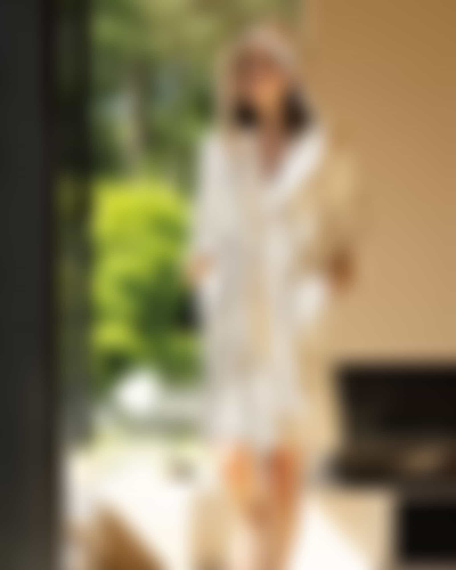 Möve Saunatücher CALM ESSENCE STREIFEN - Farbe: natur - 869 - 80x200 cm