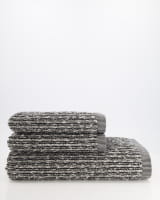 Möve Handtücher Brooklyn Pinstripe - Farbe: nature/black - 081 - Handtuch 50x100 cm