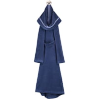 Cawö Home - Damen Bademantel Kapuze 825 - Farbe: blau - 11 - M