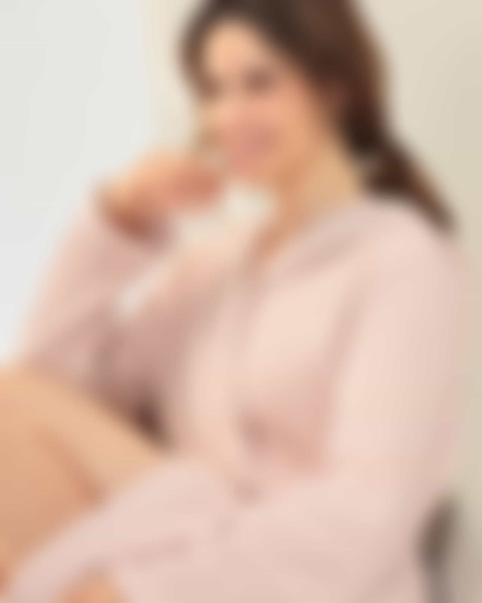 Cawö Bademäntel Damen Kapuze Cord-Optik 6140 - Farbe: puder - 383 Detailbild 1