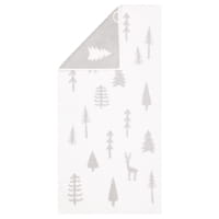 Cawö Handtücher WINTER EDITION Tannen 6273 - Farbe: weiß/platin - 67