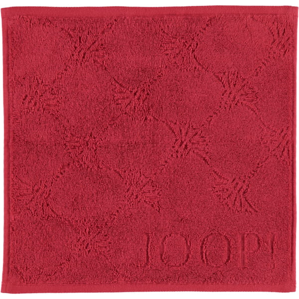 JOOP Uni Cornflower 1670 - Farbe: Granat - 280 - Seiflappen 30x30 cm