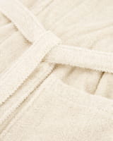 Cawö Home Bademäntel Herren Kapuze SAUNA Cotton &amp; Hemp 847 - Farbe: natur - 33