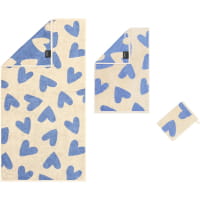 Cawö Handtücher Heart Beats Hearts 6275 - Farbe: capri - 31