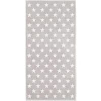 Cawö Handtücher NEW STARS Sterne klein 6261 - Farbe: platin/weiß - 76 - Duschtuch 70x140 cm