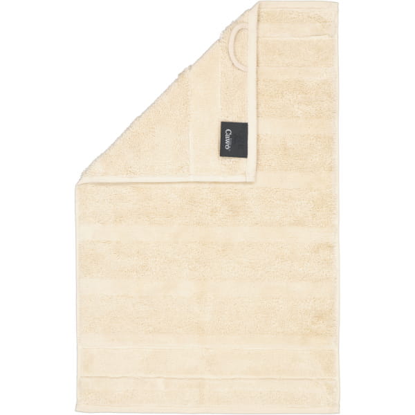 Cawö Handtücher Noblesse2 Uni 1002 - Farbe: beige - 370 - Gästetuch 30x50 cm