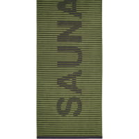 Vossen Saunatücher Camden - Farbe: mud green - 0036 - 80x200 cm