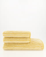 Cawö Handtücher Two-Tone Stripes 480 - Farbe: gold - 53 - Duschtuch 80x150 cm