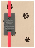 Cawö Home Geschirrtücher Cuisine WE LOVE DOGS Paws 6247 - Farbe: schwarz/beige - 93 - 50x70 cm