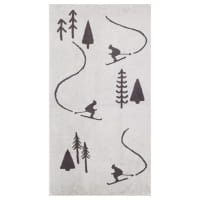 Cawö Handtücher WINTER EDITION Skifahrer 6272 - Farbe: platin/basalt - 70