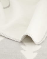 Cawö Wohndecken WINTER EDITION Skifahrer 62720 - Farbe: natur/stein - 67 - 150x200 cm