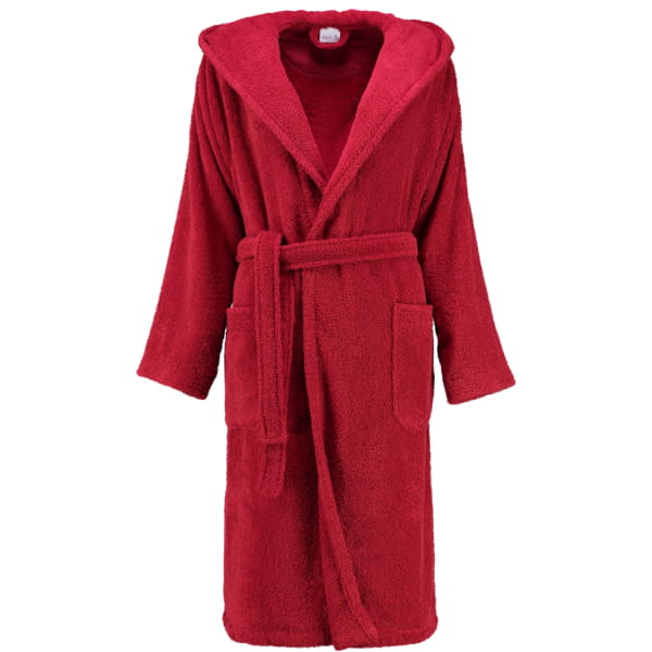 Möve Bademäntel unisex Kapuze Superwuschel - Farbe: ruby - 075 - XL