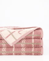 JOOP! Handtücher Contour Checked 1715 - Farbe: Mauve - 23