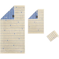 Cawö Handtücher Heart Beats Lines &amp; Hearts 6276 - Farbe: capri - 31