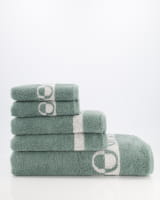 JOOP! Handtücher Split Doubleface 1712 - Farbe: Pinie - 47 - Seiflappen 30x30 cm