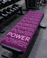 Cawö Fitness-Handtücher POWER 6293 - Farbe: purple - 88 - 50x130 cm