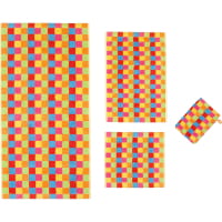 Cawö - Life Style Karo 7017 - Farbe: multicolor - 25 Seiflappen 30x30 cm