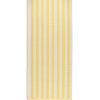 Cawö Saunatuch Travel, Sport &amp; Spa Streifen 178 - 80x200 cm - Farbe: gelb - 56