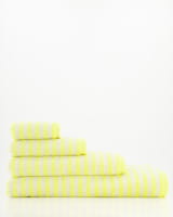 Cawö - Campus Ringel 955 - Farbe: lemon - 57 - Waschhandschuh 16x22 cm