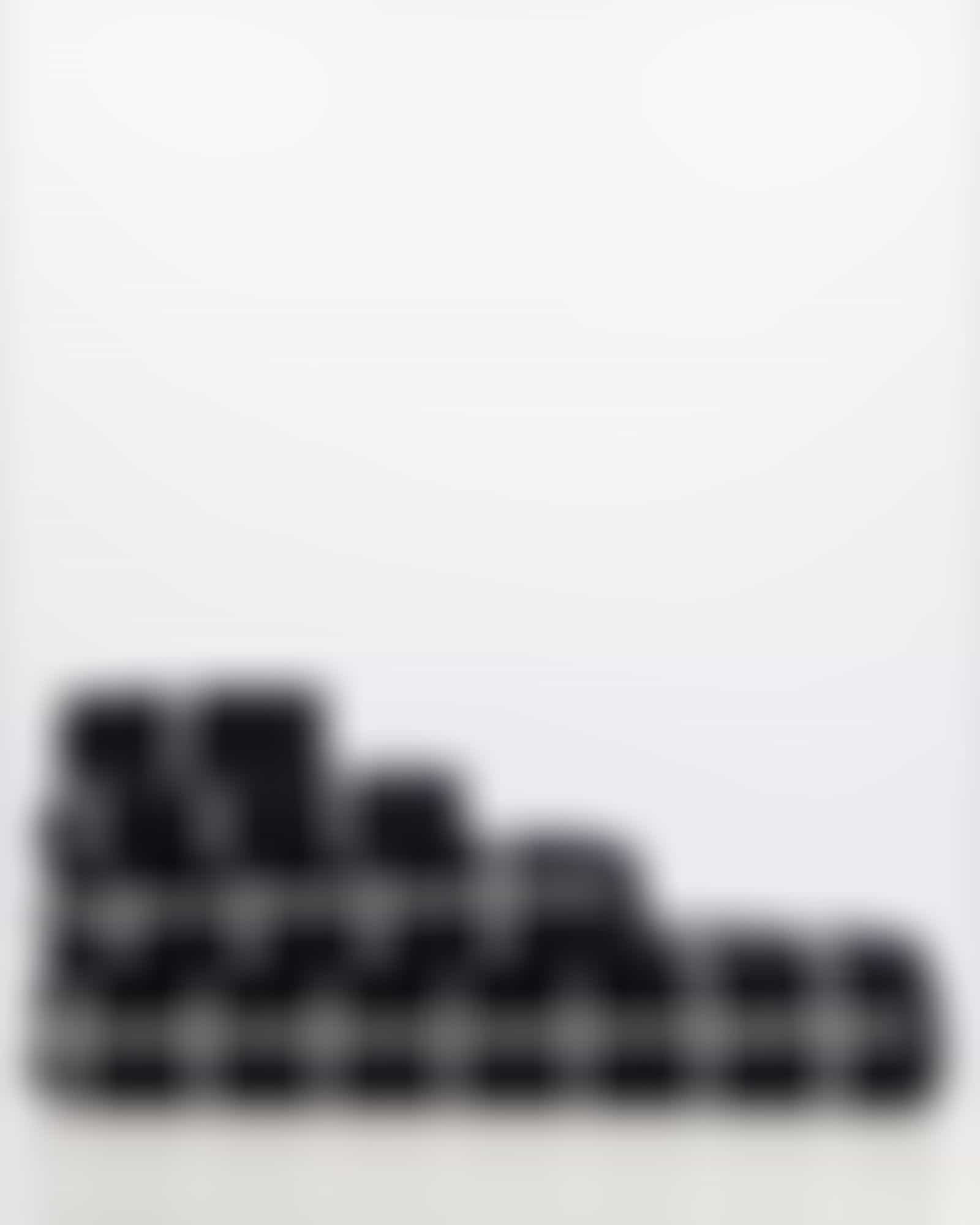 Cawö Zoom Karo 123 - Farbe: schwarz - 97 - Duschtuch 80x150 cm