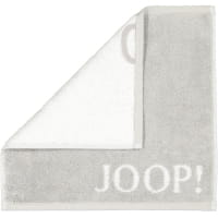 JOOP! Classic - Doubleface 1600 - Farbe: Silber - 76 - Seiflappen 30x30 cm