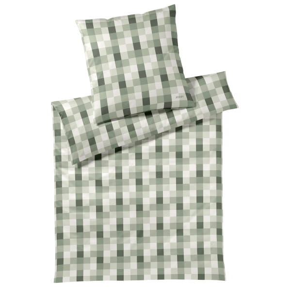 JOOP! Bettwäsche Mesh 4110 - Farbe: Sage - 04 - Kissen 40x80 cm