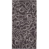 Cawö Handtücher CUTE CATS EDITION Cats 6264 - Farbe: basalt/platin - 77