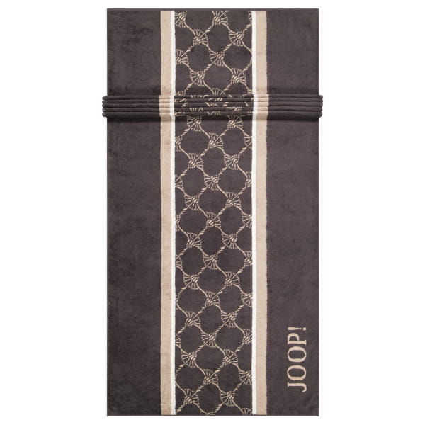JOOP! Handtücher Sauna Stripes 1717 - Farbe: Anthrazit - 73 - Saunatuch 80x200 cm