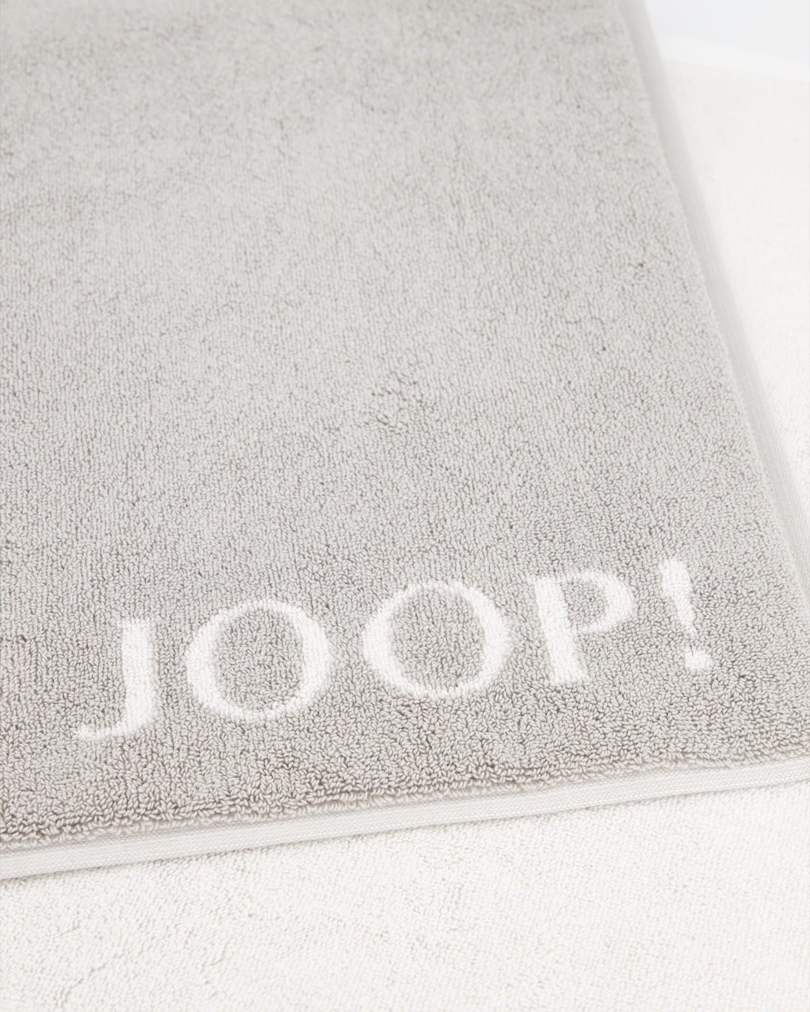 JOOP! Classic - Doubleface Badematte 1600 - 50x80 cm - Farbe: Silber/Weiß - 76 Detailbild 2