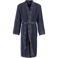 Cawö Herren Bademantel Kimono 2508 - Farbe: blau - 13 M