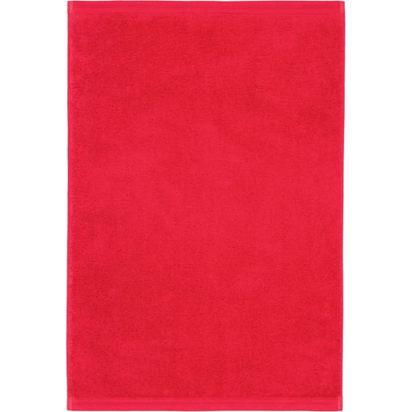 Vossen Handtücher Vegan Life - Farbe: kirschrot - 3680 - Gästetuch 40x60 cm