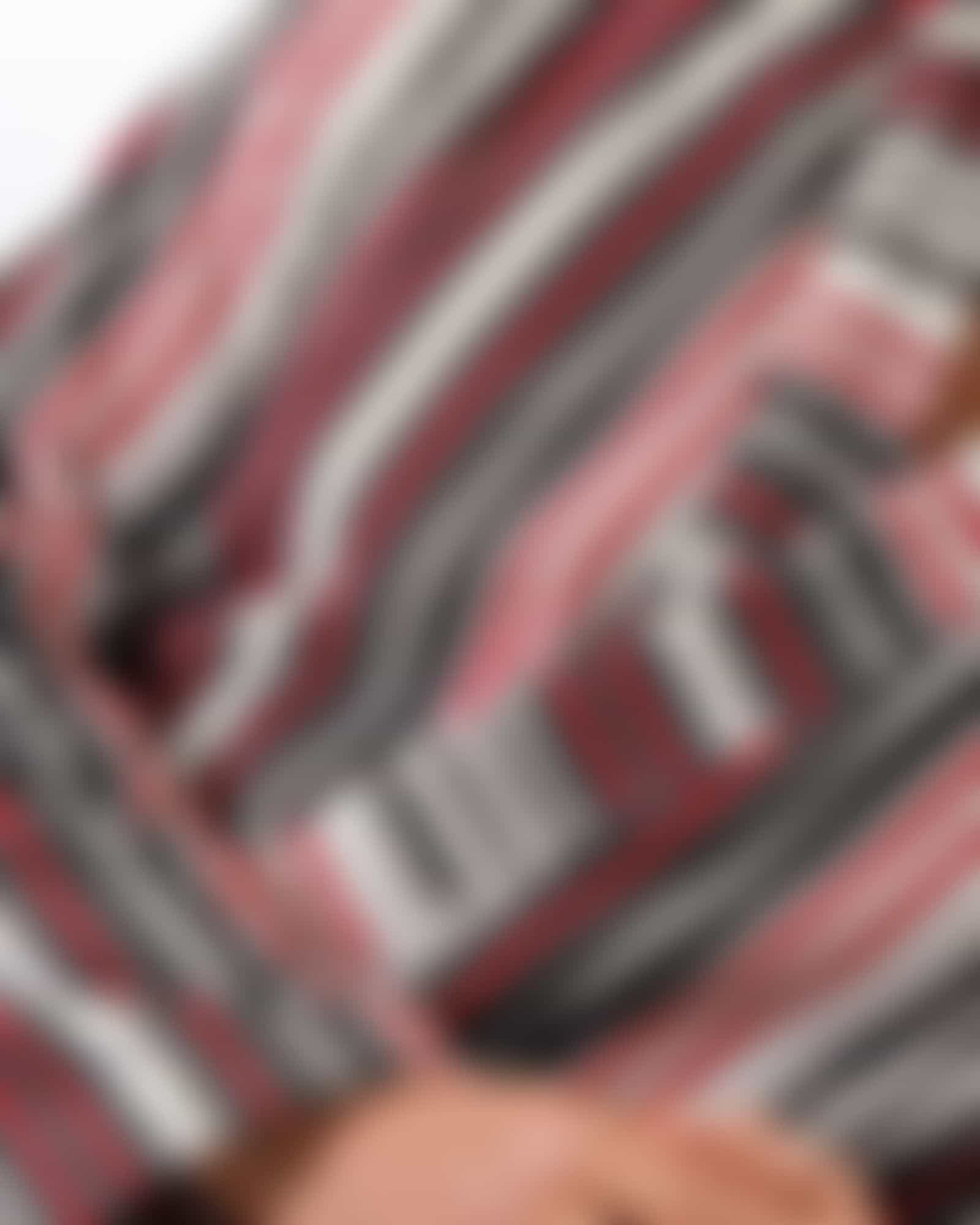 Cawö Herren Bademantel Kimono 4852 - Farbe: graphit-rot - 77 - M Detailbild 3 Cawö Herren Bademantel Kimono 4852 - Farbe: graphit-rot - 77 - M Detailbild 3