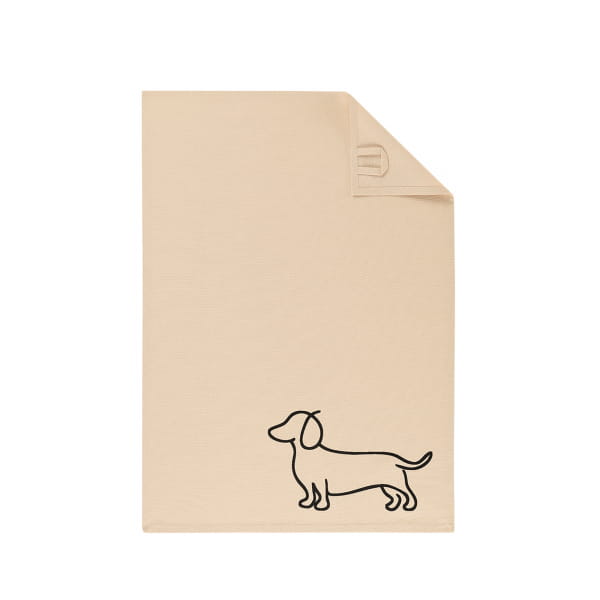 Cawö Home Geschirrtücher Cuisine WE LOVE DOGS Companion 6248 - Farbe: schwa günstig online kaufen