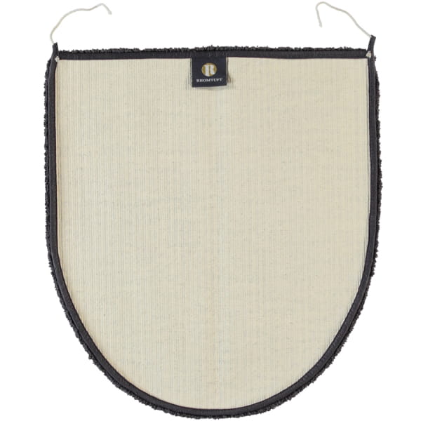 Rhomtuft - Badteppiche Square - Farbe: zinn - 02 - Deckelbezug 45x50 cm