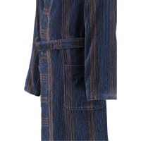Cawö Herren Bademantel Kimono 2508 - Farbe: blau - 13 S