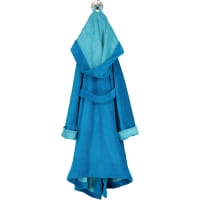 Esprit Damen Bademantel Cosy Kapuze - Farbe: turquoise - 002 - XL