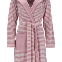 Esprit Bademäntel Damen Kapuze Striped Hoody - Farbe: Rose - 0009 - XL