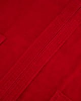 Vossen Bademäntel unisex Kurzmantel mit Kapuze Texas - Farbe: rubin - 3900 - L