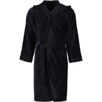 Vossen Bademäntel unisex Kapuze Texas - Farbe: schwarz - 7900 - S