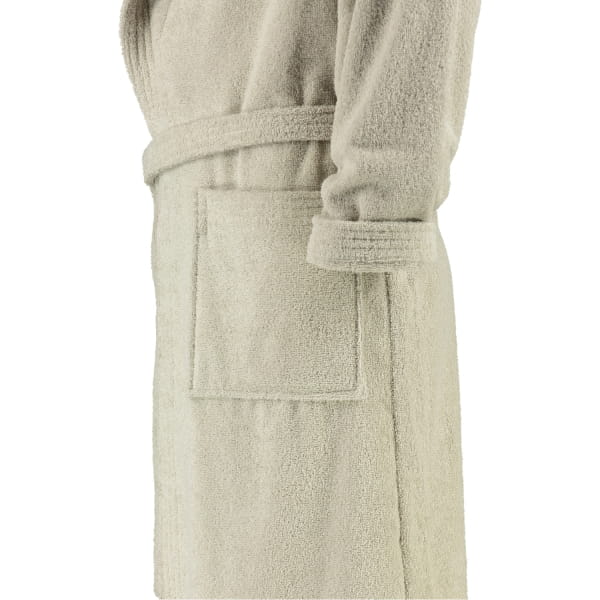 Rhomtuft - Bademantel Sir & Lady - Unisex - Farbe: stone - 320 - S